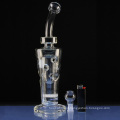 Honeycomb Neck Concentrate Rig Hookah Vidro Fumar Tubulações de Água (ES-GB-304)